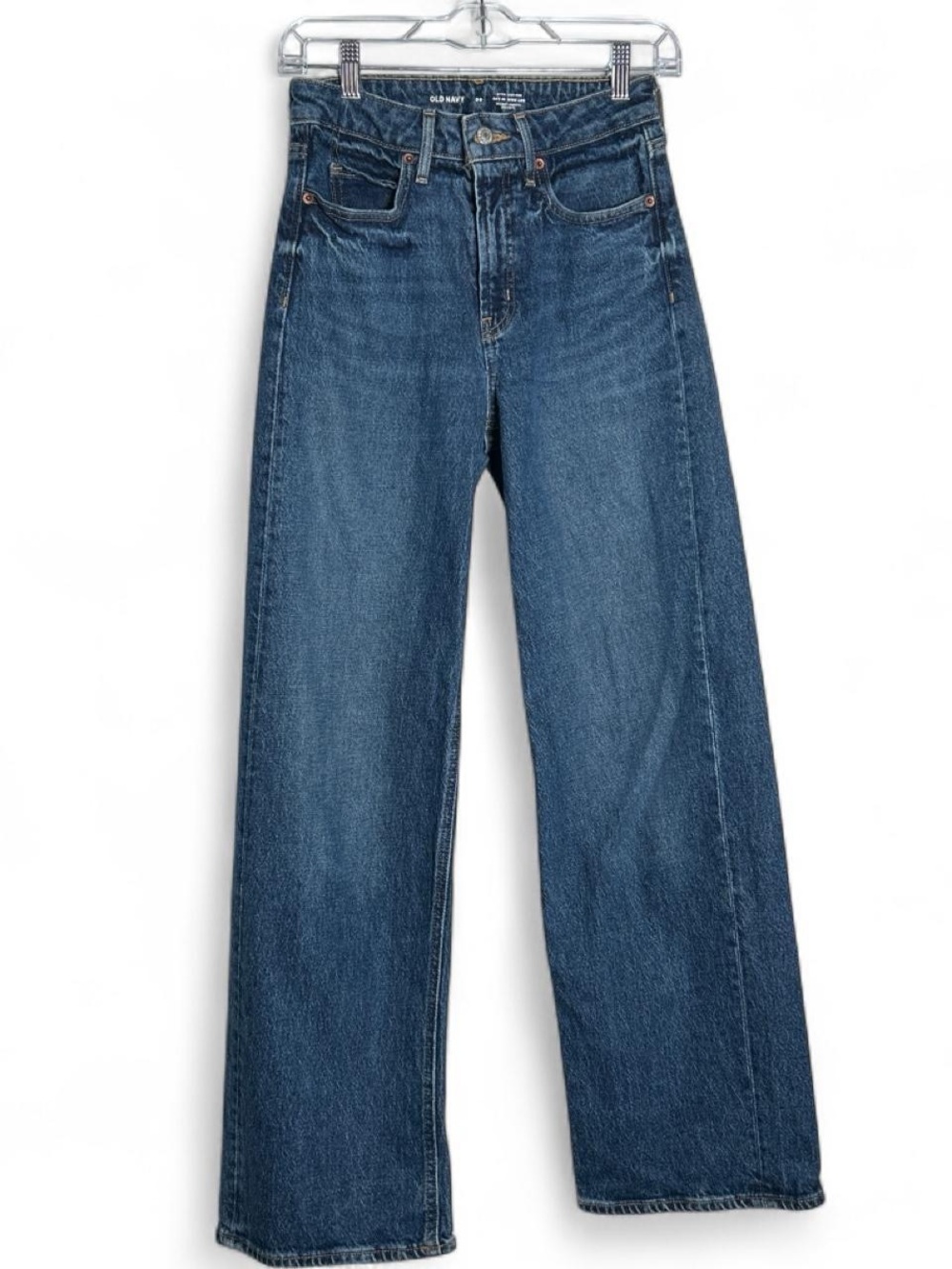 Old Navy High-Rise Wide Leg Jeans - Blue Sz 00 26”